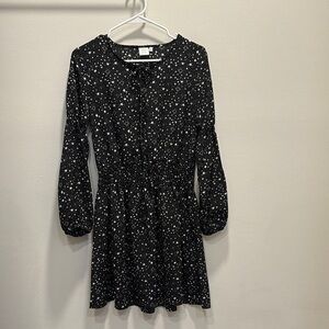 EUC Good Luck Gem Star Print Dress